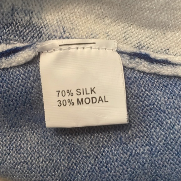 Unbranded Abstract Design Silk Blend Sweater Dress - size M fit to XL - Picture 11 of 12